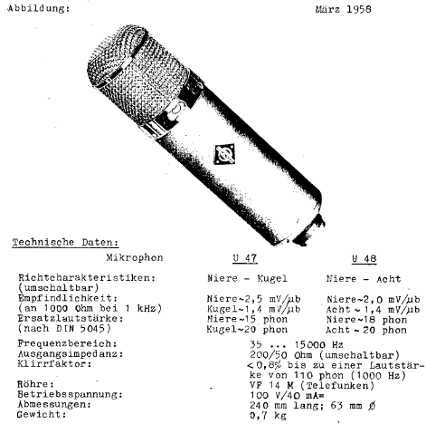 TELEFUNKEN uf14 tubo VINTAGE AUDIO TUBE sostituto di vf14 F. Neumann microfono 